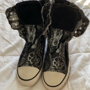 Ed Hardy Hightop Sneakers